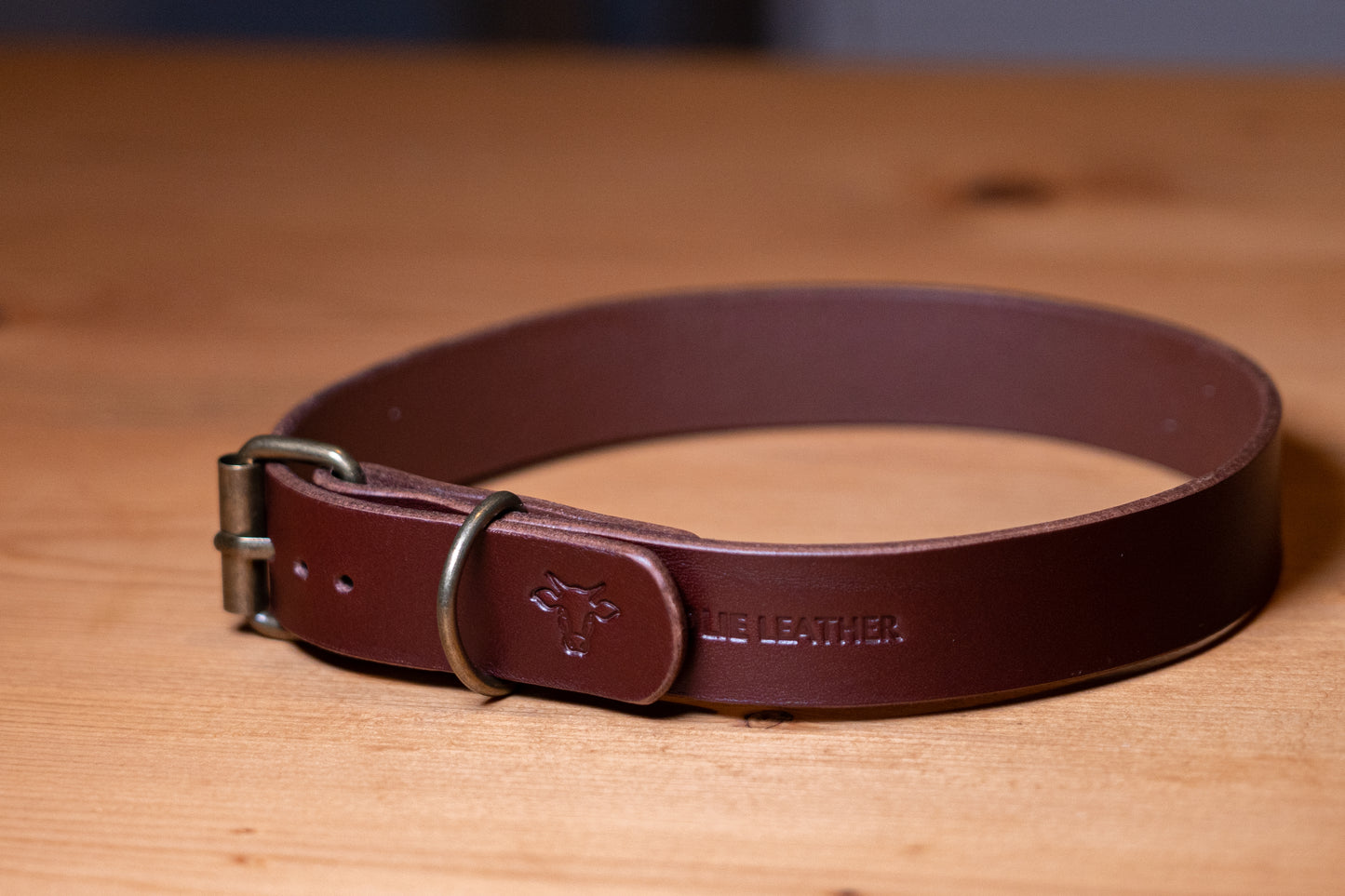 Dog collar - Dark brown