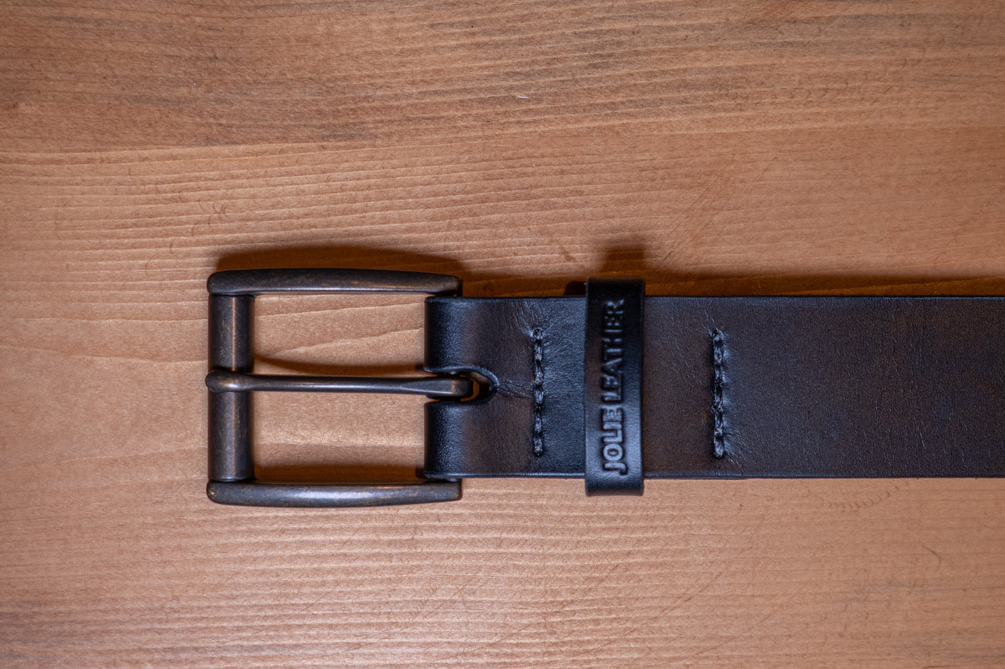 Leather belt - Black