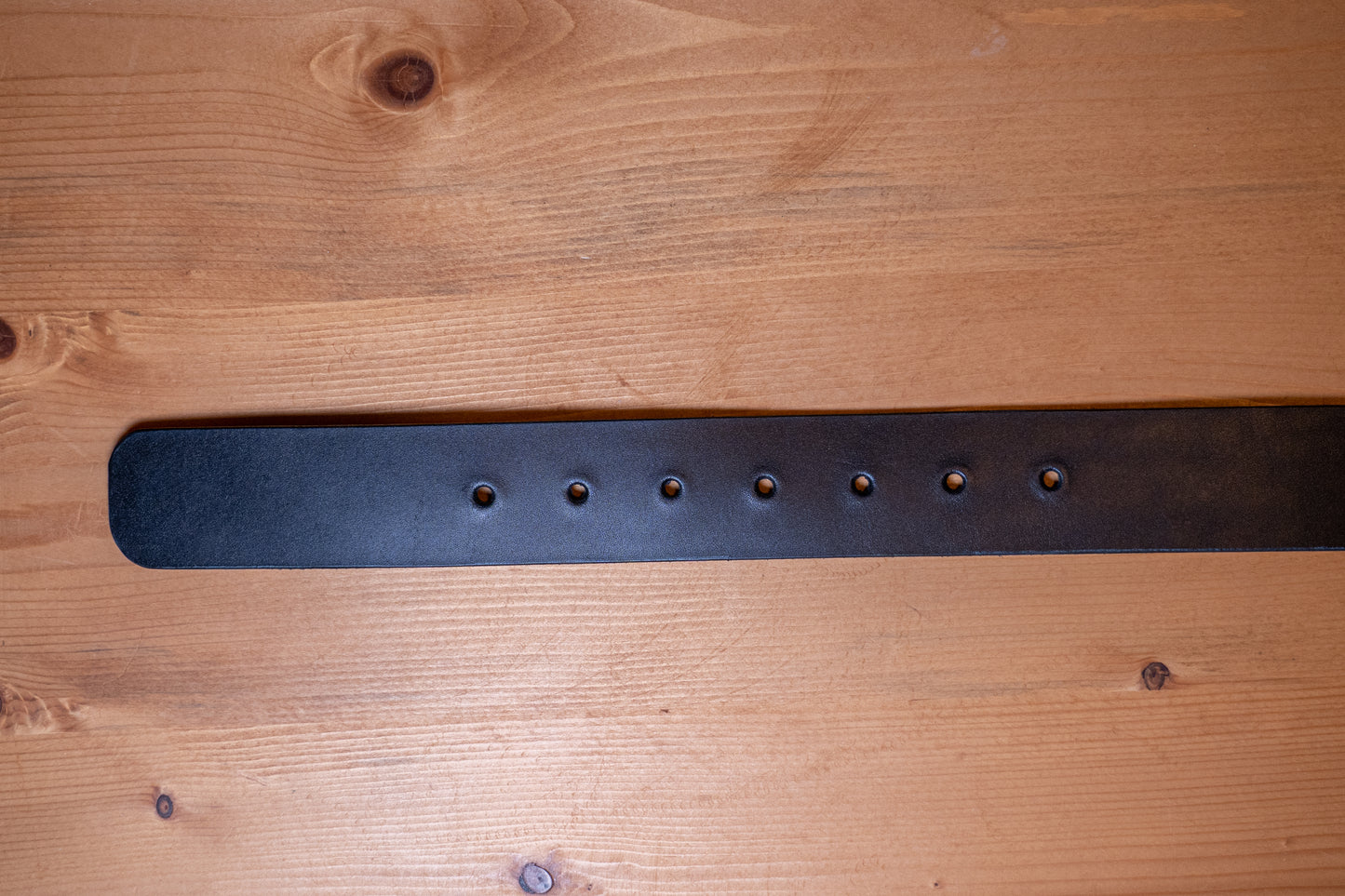 Leather belt - Black