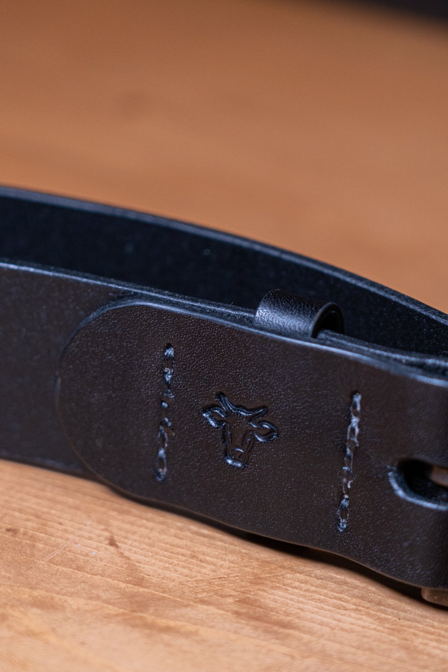 Leather belt - Black